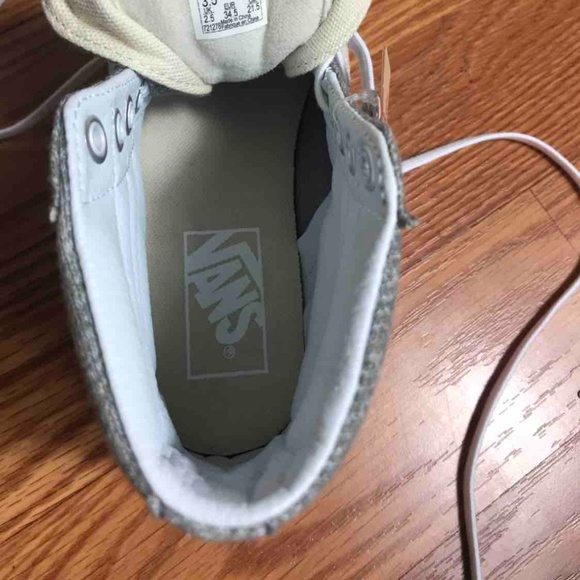 VANS SK8-HI Slim J&S Frost Grey Kid’s  AUTHENTIC - Picture 3 of 6